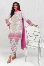 Stitched Embroidered Lawn Shirt