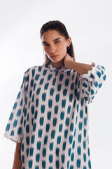 Stitched Printed Lawn Shirt + Culotte