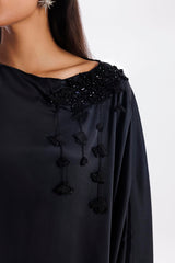 Stitched Dyed Satin Shirt + Culotte