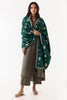 Stitched Olive Printed Shirt + Culotte