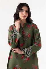 Stitched Basic Printed Shirt + Culotte