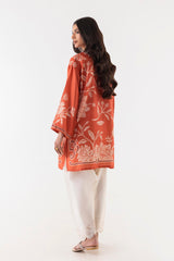 Stitched Boxy Printed Shirt