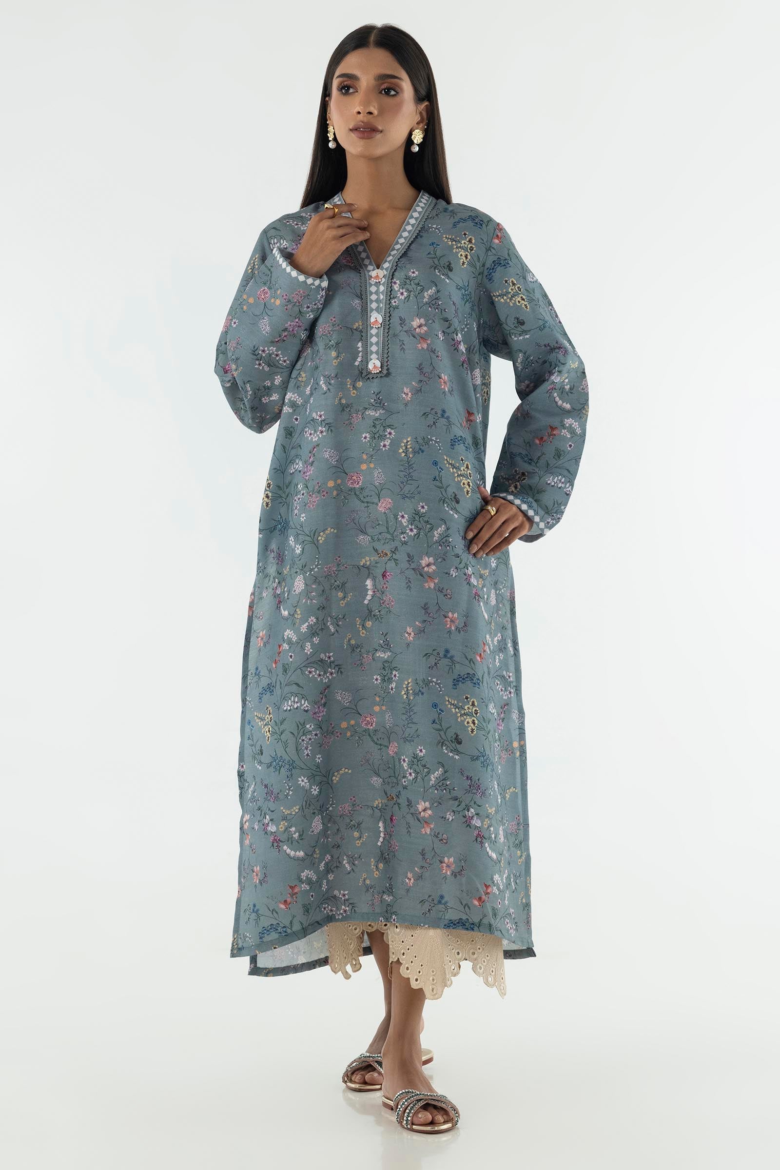 Stitched Basic Printed Shirt