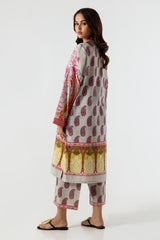 Stitched Basic Printed Shirt + Culotte