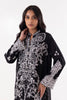 Stitched Black Embroidered Shirt + Culotte