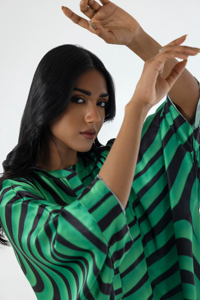 Stitched Drop Shoulder Printed Shirt + Culotte