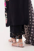 Stitched Black Embroidered Culotte