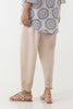 Stitched Beige Embroidered Shalwar