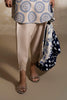 Stitched Beige Embroidered Shalwar