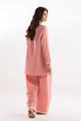 Stitched Dyed Khaddar Shirt + Shalwar