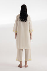 Stitched Dyed Slub Shirt + Culotte