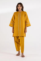 Stitched Printed Khaddar Shirt + Shalwar