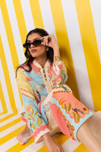 Stitched Printed Khaddar Shirt
