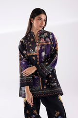 Stitched Printed Khaddar Shirt + Shalwar