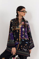 Stitched Printed Khaddar Shirt + Shalwar