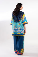 Stitched Printed Khaddar Shirt + Shalwar