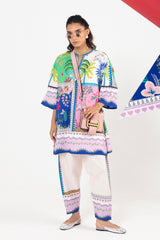 Stitched Printed Dobby Shirt + Shalwar