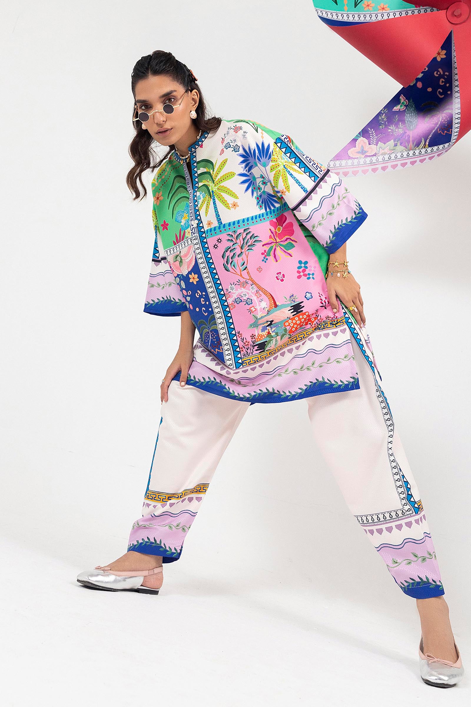 Stitched Printed Dobby Shirt + Shalwar