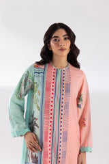 Stitched Printed Linen Shirt + Culotte