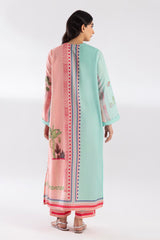 Stitched Printed Linen Shirt + Culotte