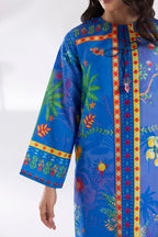 Stitched Printed Linen Shirt+ Culotte