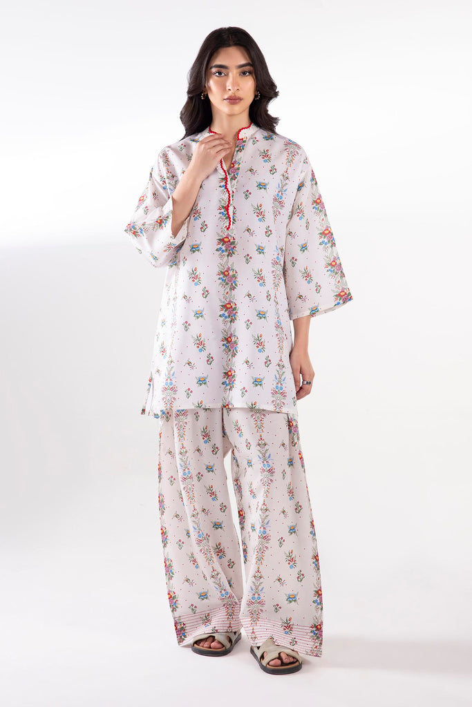 Stitched Printed Viscose Shirt + Shalwar