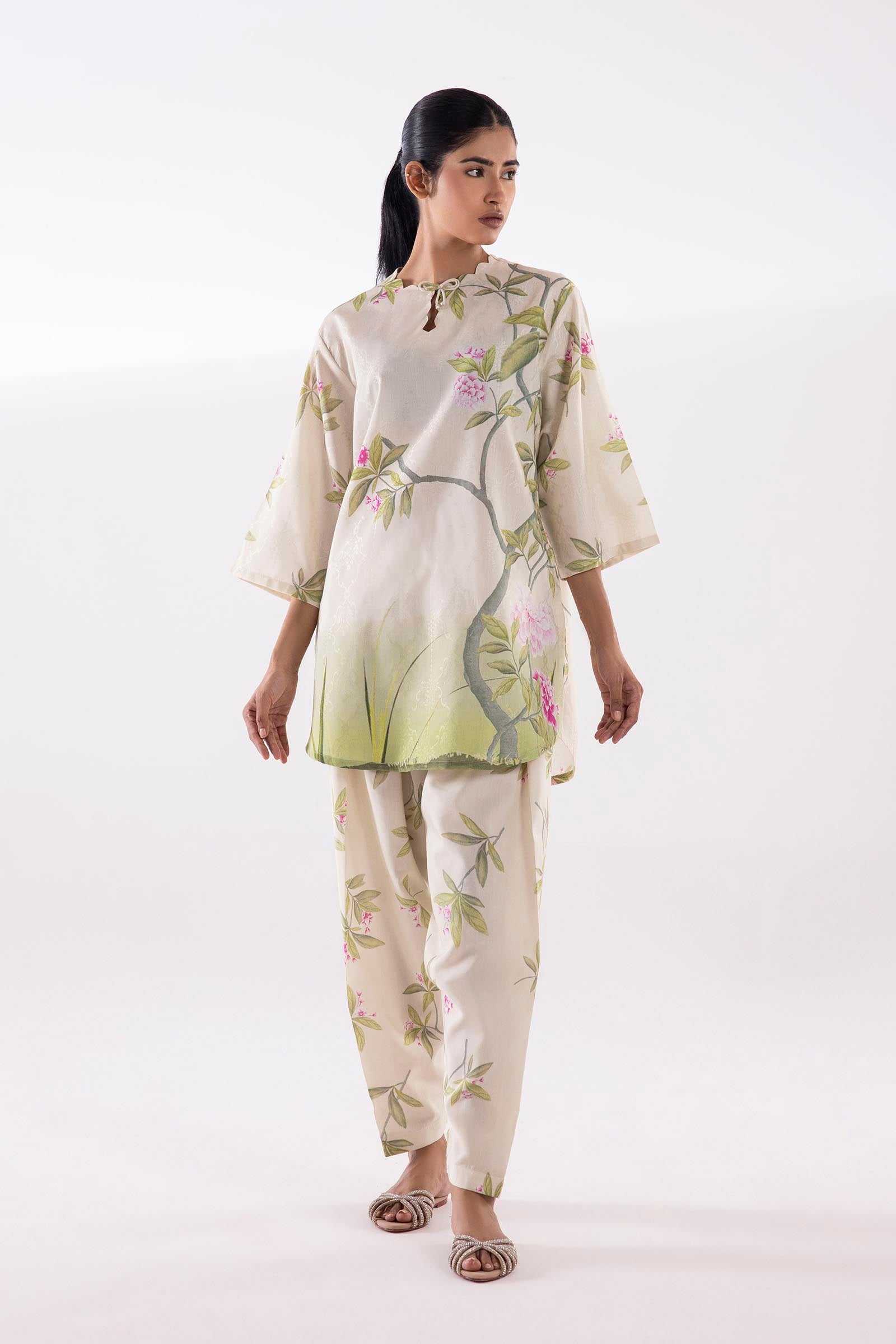 Stitched Printed Jacquard Shirt Main image