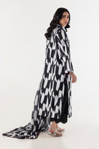 Stitched Printed Jacquard Shirt