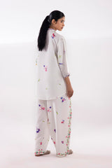 Stitched Printed Khaddar Shirt + Bottom