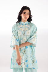 Stitched Printed Khaddar Shirt + Shalwar
