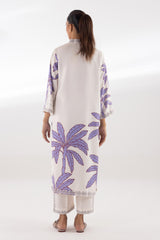 Stitched Printed Stripe Shirt + Culotte