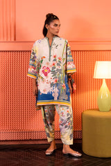 Stitched Printed Herringbone Shirt + Shalwar