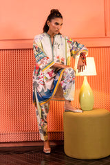 Stitched Printed Herringbone Shirt + Shalwar