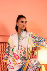 Stitched Printed Herringbone Shirt + Shalwar