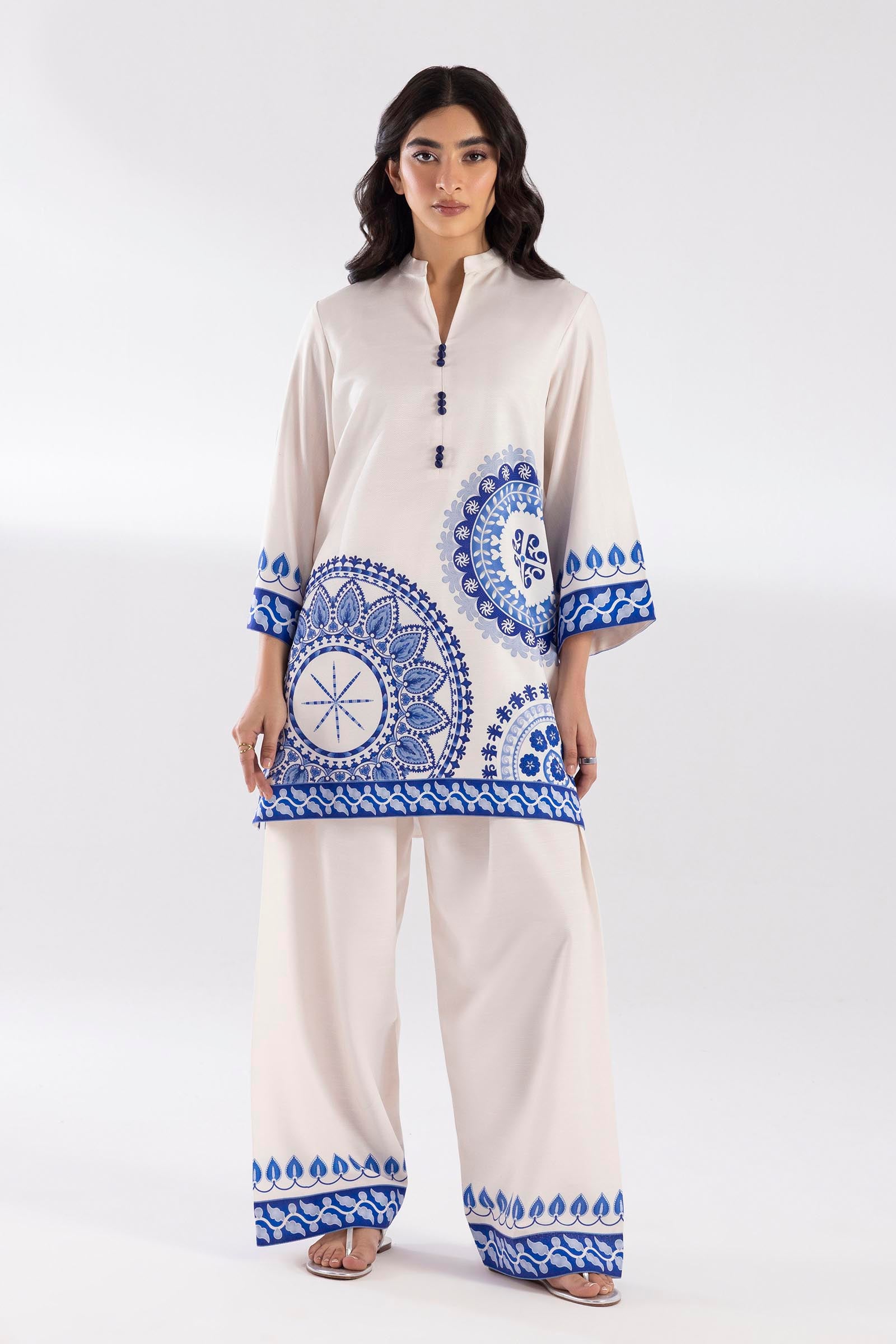 Stitched Printed Dobby Shirt + Shalwar Main image