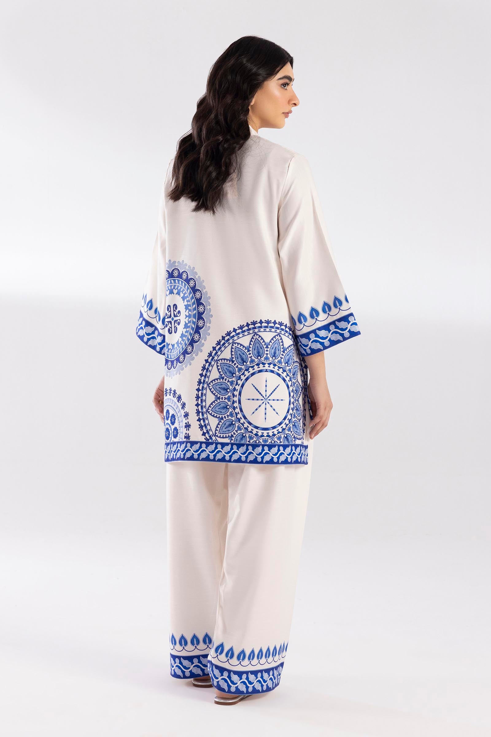 Stitched Printed Dobby Shirt + Shalwar Secondary image