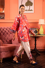 Stitched Printed Dobby Shirt + Shalwar