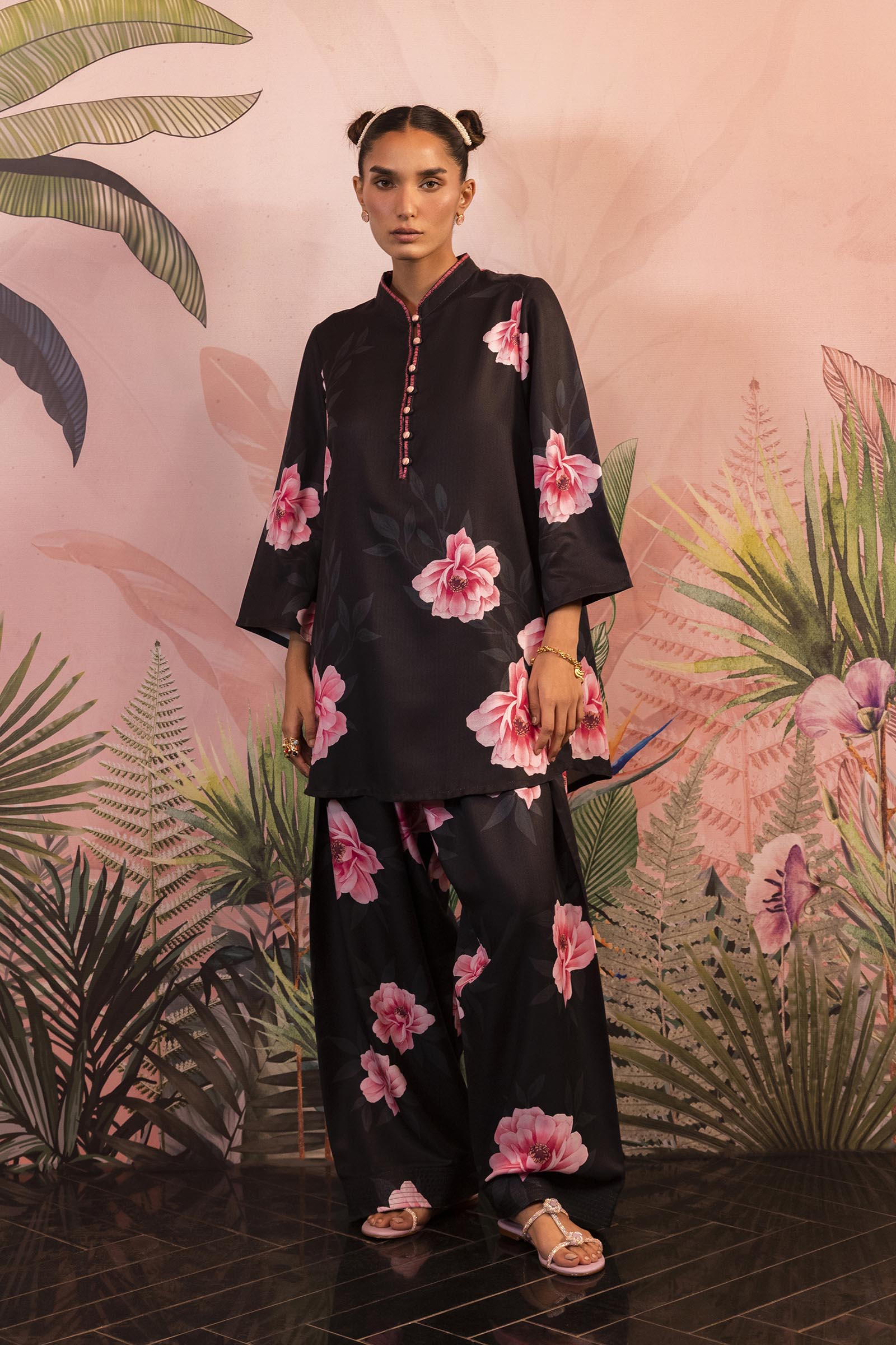 Stitched Printed Stripe Shirt Main image