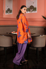 Stitched Printed Herringbone Shirt + Shalwar