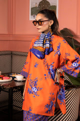 Stitched Printed Herringbone Shirt + Shalwar