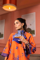 Stitched Printed Herringbone Shirt + Shalwar