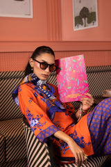Stitched Printed Herringbone Shirt + Shalwar