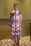 Stitched Printed Khaddar Shirt + Culotte