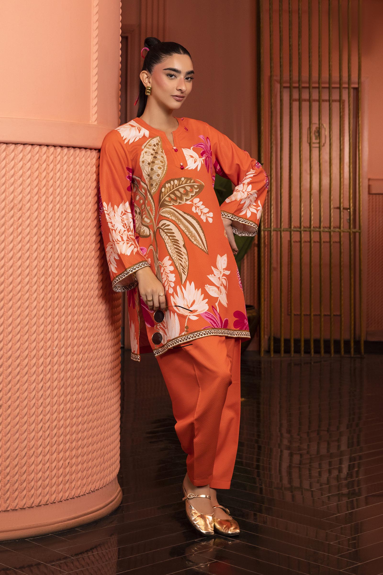Stitched Printed Dobby Shirt + Shalwar