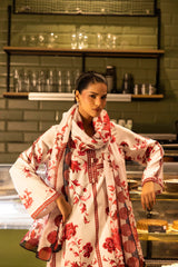 Stitched Printed Dobby Shirt + Dupatta