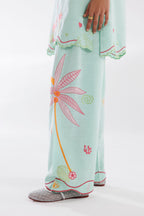 Stitched Embroidered Khaddar Shirt + Shalwar