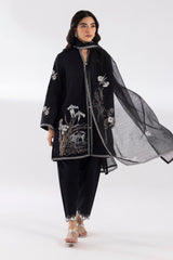 Stitched Embroidered Khaddar Suit