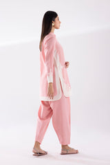 Stitched Embroidered Khaddar Shirt + Shalwar