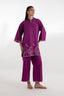 Stitched Slub KhaddarShirt + Culotte