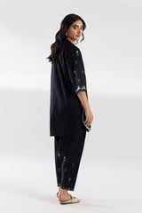 Stitched Embroidered Khaddar Shirt + Shalwar
